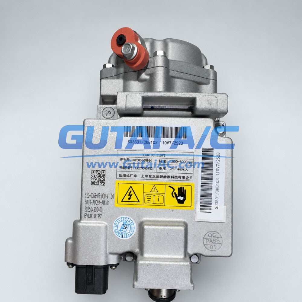 Brand-New OE Changan Kuayue V7 EV A/C Compressor EAS27A360-B201