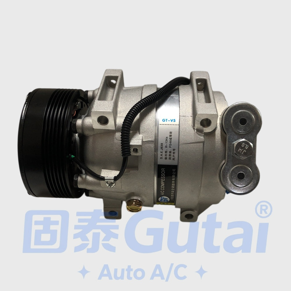 Brand-New Gutai A/C Compressor for Shacman Delong X3000, Side Outlet Type