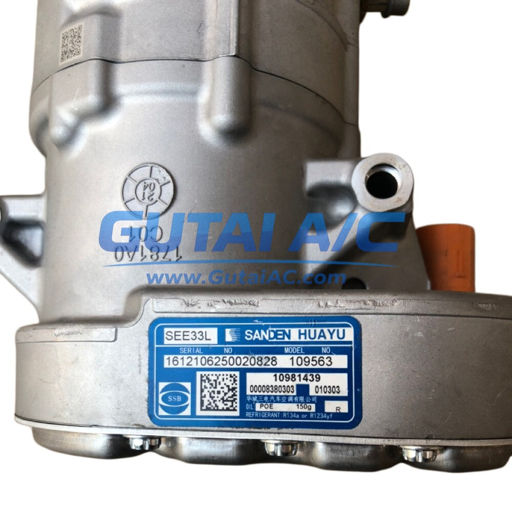 Brand-New OE Roewe i6 MAX EV A/C Compressor SEE33L 109563