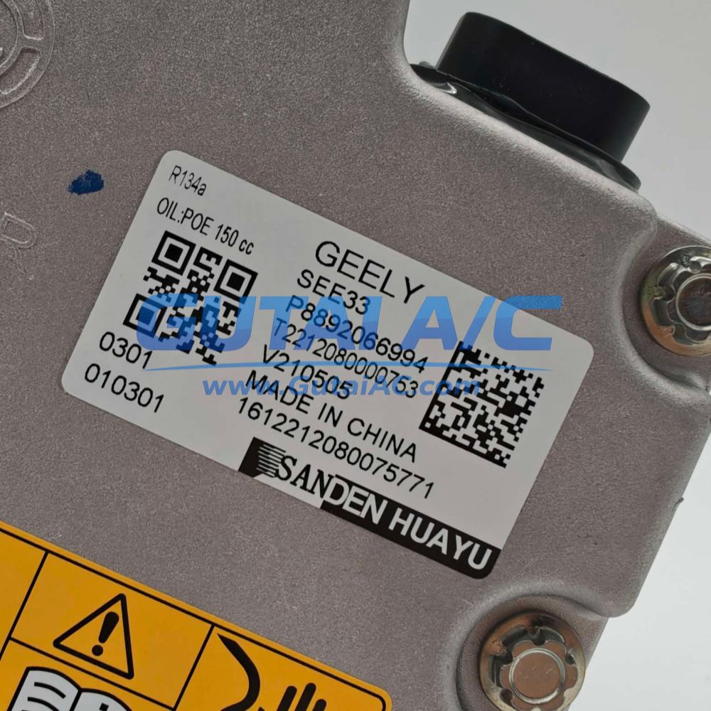 Brand-New OE Geely Galaxy L6 A/C Compressor P8892066994