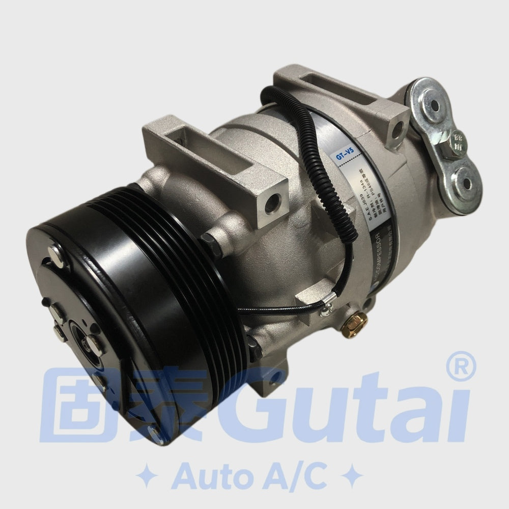 Brand-New Gutai A/C Compressor for Shacman Delong X3000, Side Outlet Type