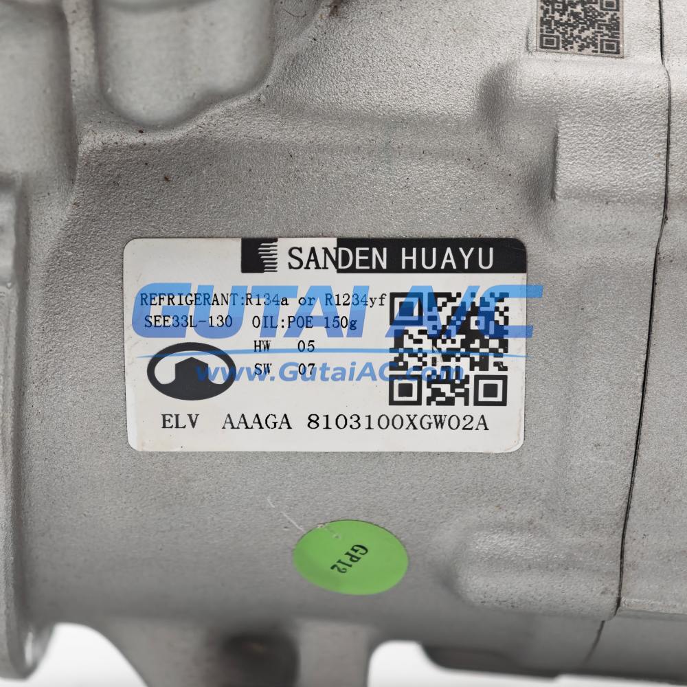 Brand-New OE GWM Haval Jolion EV A/C Compressor 8103100XGW02A