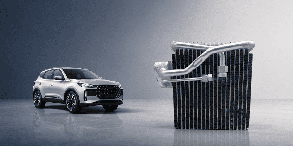 Passenger vehicle A/C evaporator for cars, SUVs, and MPV air conditioning systems