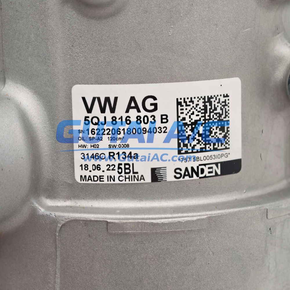 Brand-New OE Volkswagen ID.4 CROZZ A/C Compressor 1ED820807